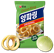 Onion rings by pellet extrusion and drying process